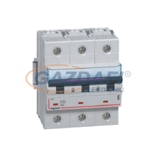 LEGRAND 410212 DX3 kismegszakító 50kA 3P 400V~ D10 villanyszerelés