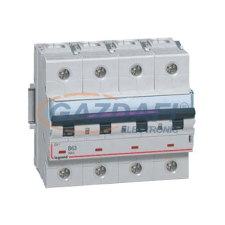LEGRAND 410225 DX3 kismegszakító 50kA 4P 400V~ D10 villanyszerelés
