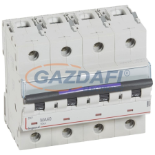 LEGRAND 410264 DX3 kismegszakító 50kA 4P 400V~ MA40 villanyszerelés
