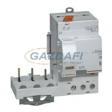 LEGRAND 410471 DX3 áramvédő relé 3P 400V~ AC 40A 30mA villanyszerelés