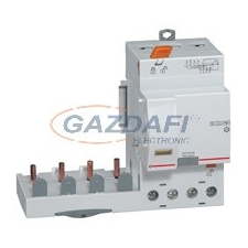 LEGRAND 410523 DX3 áramvédő relé 4P 400V~ AC-S 63A 1000mA villanyszerelés
