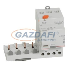 LEGRAND 410528 DX3 áramvédő relé 4P 400V~ A 40A 300mA villanyszerelés