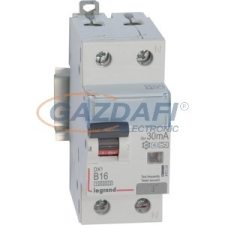 LEGRAND 411304 DX3 1P+N kombinált áram-védőkapcsoló B16 10000A / 10kA 30MA Hpi villanyszerelés