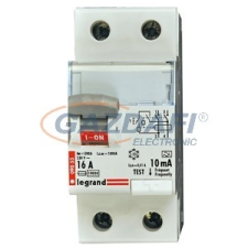 LEGRAND 411552 TX3 áram-védőkapcsoló 2P 16A 10MA A villanyszerelés