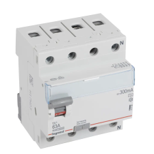 LEGRAND 411786 TX3 áram-védőkapcsoló 4P D 63A 300MA A villanyszerelés