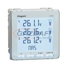 LEGRAND 412052 EMDX3 univerzális mérőműszer 96x96x60 mm villanyszerelés