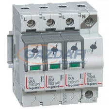 LEGRAND 412253 Túlfeszültség-levezető T1+T2 8KA 4P villanyszerelés