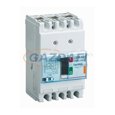 LEGRAND 420047 DPX3 160 160A 3P termikus mágneses 25kA kompakt megszakító villanyszerelés