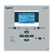 LEGRAND 422681 Forrásátkapcsoló automatika Standard, LCD kijelzővel izzó