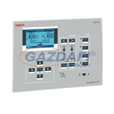 LEGRAND 422683 Forrásátkapcsoló automatika Advanced sínbontóval, LCD kijelzővel villanyszerelés