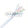 LEGRAND 632726 Linkeo fali kábel, réz, Cat6, árnyékolt (F/UTP), 4 érpár (AWG24), PVC, fehér, d:7,1mm, 305m, kartondoboz,