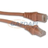 LEGRAND 632733 Linkeo patch kábel, RJ45-RJ45, Cat5e, árnyékolatlan (U/UTP), AWG24, PVC, világos rózsaszín, d: 5.4mm, 3 méter,