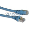 LEGRAND 632761 Linkeo patch kábel, RJ45-RJ45, Cat6, árnyékolt (F/UTP), AWG26, PVC, világos kék, d: 6mm, 2 méter,