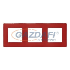LEGRAND 665023 Niloé hármas keret piros villanyszerelés