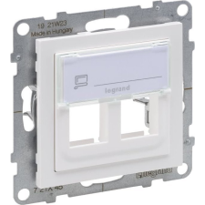 LEGRAND 721145 Suno kettős keystone fehér adapter (721145) villanyszerelés