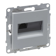 LEGRAND 721350 Suno RJ45 Cat.5E UTP aljzat, alumínium villanyszerelés