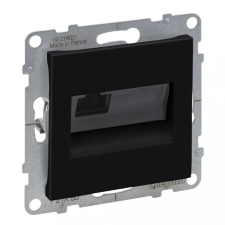 LEGRAND 721450 Suno RJ45 Cat.5E UTP aljzat, fekete villanyszerelés