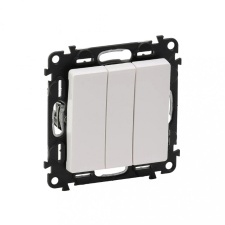 LEGRAND 752103 Valena Life hármas egypólusú kapcsoló 10 AX, fehér villanyszerelés