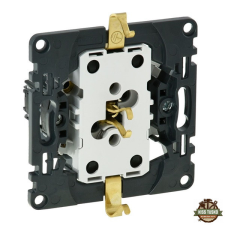 LEGRAND 753026 Valena InMatic gyermekvédelemmelrugós vezetékbekötéssel 2x2P+F csatlakozóaljzat villanyszerelés