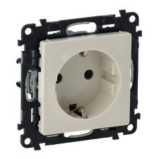 LEGRAND 753224 Valena Life gyermekvédelemmel/ csavaros vezetékbekötéssel elefántcsont 2P+F csatlakozóaljzat villanyszerelés