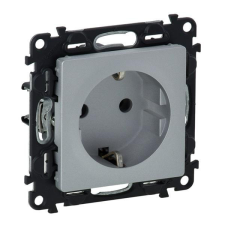 LEGRAND 753320 Valena Life aluminium 2P+F csatlakozóaljzat gyermekvédelemmel villanyszerelés