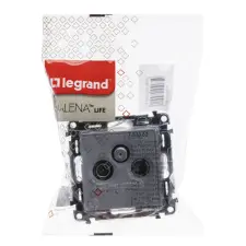 LEGRAND 753352 Valena Life TV-Rádió-SAT aljzat, csillagpontos, 1,5 dB alumínium villanyszerelés