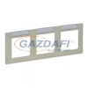 LEGRAND 754053 Valena Life hármas keret, vízszintes, címketartóval elefántcsont