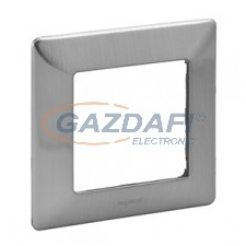 LEGRAND 754151 Valena Life egyes keret Inox dekor villanyszerelés