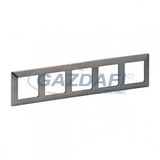 LEGRAND 754155 Valena Life ötös keret Inox dekor villanyszerelés