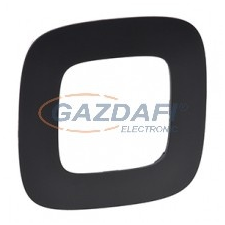 LEGRAND 754401 Valena Allure Egyes keret, Matt fekete villanyszerelés