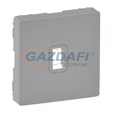 LEGRAND 754752 Valena Life elővezetékezett USB adatátviteli csatlakozóaljzat burkolat, alumínium villanyszerelés
