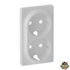 LEGRAND 754950 Valena Life fehér 2x2P+F csatlakozóaljzat burkolat villanyszerelés