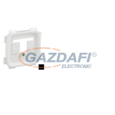 LEGRAND 755498 Valena Allure TAE/TDO aljzat burkolat, Fekete villanyszerelés