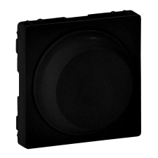 LEGRAND 756882 Valena Life forgatógombos fényerőszabályzó burkolat, fekete villanyszerelés