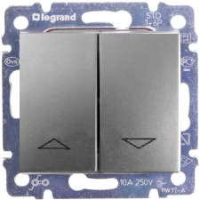 LEGRAND 770104 Valena redőnykapcsoló,230V,alumínium villanyszerelés
