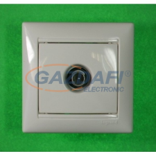 LEGRAND 770256 Valena TV aljzat burkolat, alumínium villanyszerelés