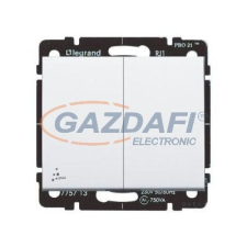 LEGRAND 771022 Galea Life kettős váltókapcsoló IP44, fehér villanyszerelés