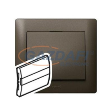 LEGRAND 771217 Galea Life billentyű fényjelzős, feliratozható, mélybronz villanyszerelés
