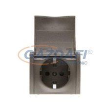LEGRAND 771222 Galea Life 2P+F burkolat csapófedéllel, mélybronz villanyszerelés