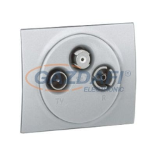 LEGRAND 771373 Galea Life TV-RD-SAT burkolat 2 km alumínium villanyszerelés