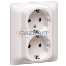 LEGRAND 771530 Galea Life 2x2P+F aljzat, csavaros, gyöngyház villanyszerelés
