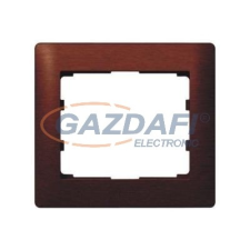 LEGRAND 771986 Galea Life kettes keret függőleges, mahagóni villanyszerelés