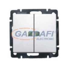 LEGRAND 774213 Valena csillárkapcsoló két ellenőrzőfénnyel, fehér,230V villanyszerelés