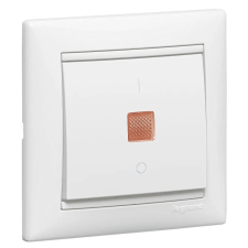 LEGRAND 774214 Valena kétpólusú kapcsoló ellenőrzőfénnyel, fehér,230V,16A villanyszerelés