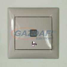 LEGRAND 774215 Valena egypólusú nyomó csengőjellel, jelzőfénnyel, fehér,250V villanyszerelés