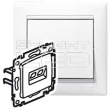 LEGRAND 774238 VALENA 1XRJ45 LCS2 CAT5E UTP ALJZAT, FEHÉR villanyszerelés