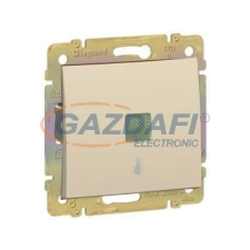 LEGRAND 774313 Valena egypólusú nyomó lámpajellel, jelzőfénnyel, elefántcsont 230V villanyszerelés