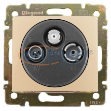 LEGRAND 774335 Valena TV-RD-SAT aljzat végzáró 1,5dB elefántcsont villanyszerelés