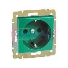 LEGRAND 774372 Valena 2P+F csatlakozóaljzat zöld villanyszerelés