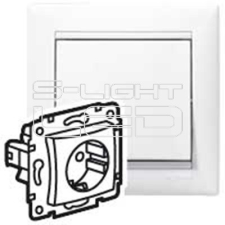 LEGRAND 774420 VALENA 2P+F CSATLAKOZÓALJZAT FEHÉR villanyszerelés